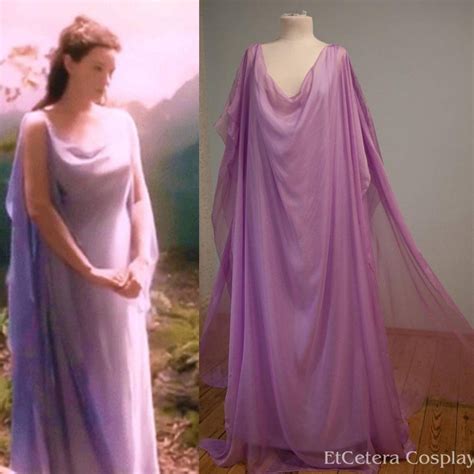 The Lord of the Rings: The Fellowship of the Ring portrays <b>Arwen</b>, daughter of Elrond, saving Frodo from the Riders and summoning the flood-waters. . Arwen dream dress